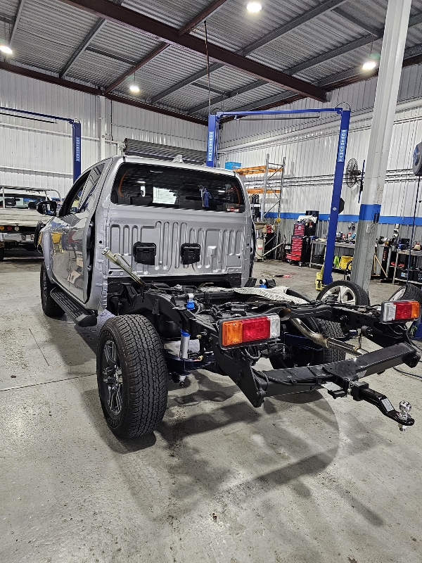 The Lovells Toyota Hilux GUN126R Series 3500kg GVM and 6550kg GCM Upgrade